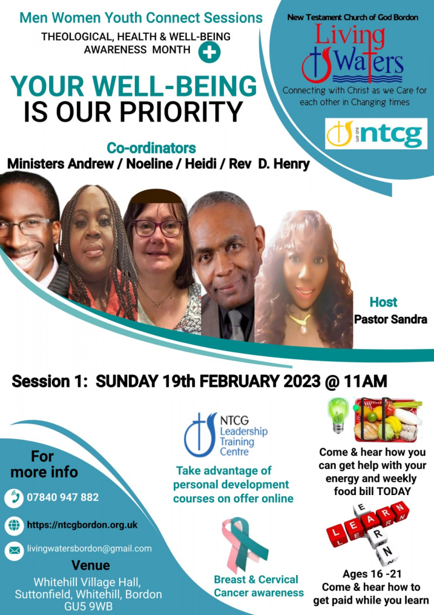 NTCG Bordon Men Women Youth Connect Sessions